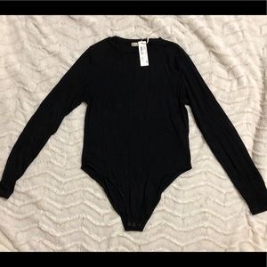NWT Black Cotton On Bodysuit
